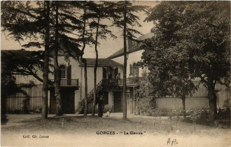 Carte postale ancienne Gorges - La Gavree à Gorges