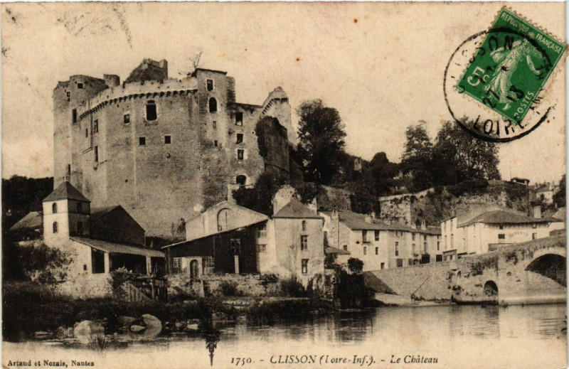 Carte postale ancienne Clisson (Loire-Inf.) - Le Chateau à Clisson