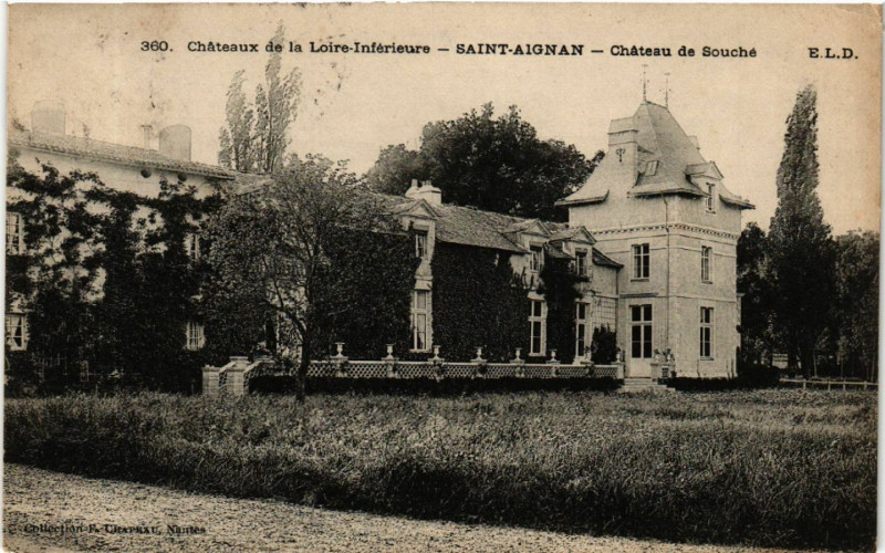 Carte postale ancienne Chateaux de la Loire-Inferieure - Saint-Aignan - Chateau de Souche