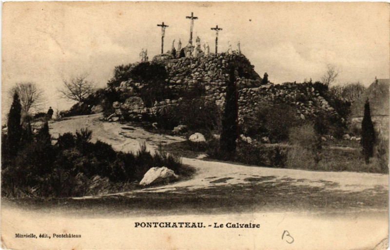 Carte postale ancienne Le Calvaire à Pontchâteau
