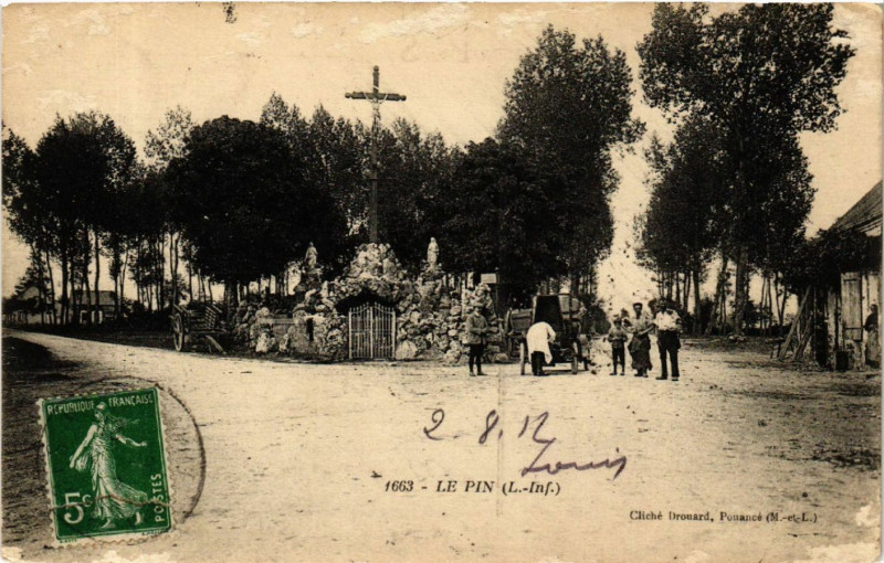 Carte postale ancienne Le Pin (L.-Inf.) au Pin