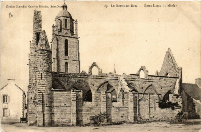 Carte postale ancienne Le Bourg-de-Batz - Notre-Dame-du-Murier