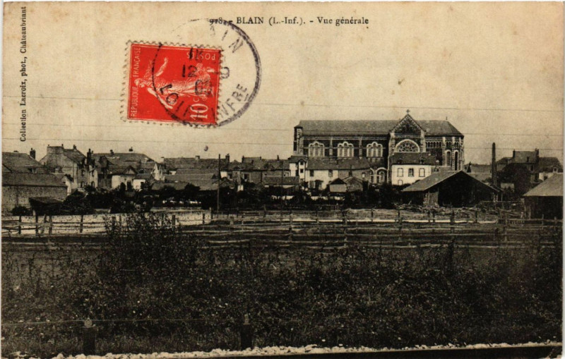 Carte postale ancienne Blain (L.-Inf.) - Vue generale à Blain