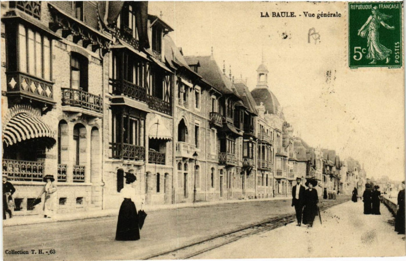 Carte postale ancienne La Baule - Vue generale à Vue
