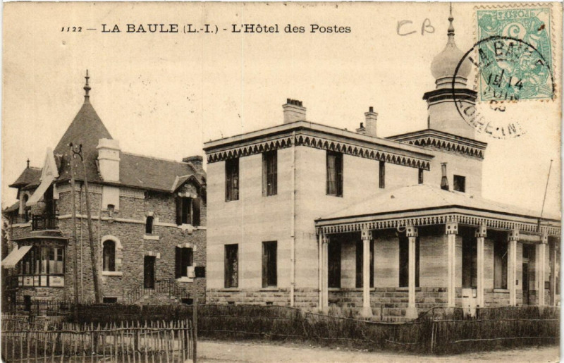 Carte postale ancienne La Baule (L.-I.) - L'Hotel des Postes