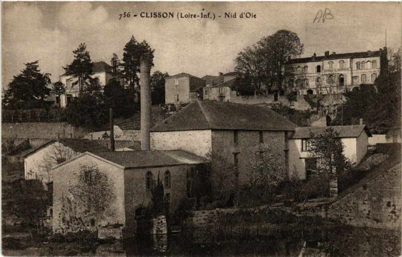 Carte postale ancienne Clisson (Loire-Inf.) - Nid d'Ole à Clisson