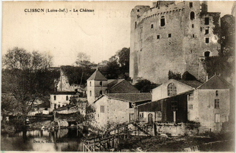 Carte postale ancienne Clisson (Loire-Inf.) - Le Chateau à Clisson