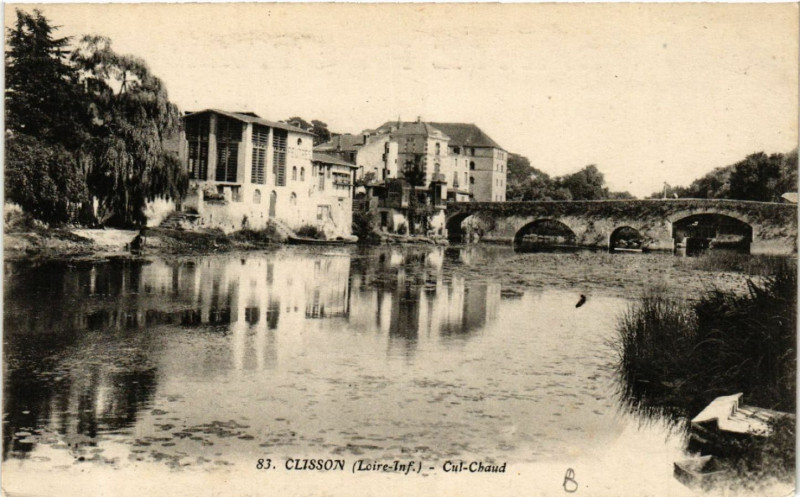 Carte postale ancienne Clisson (Loire-Inf.) - Cul-Chaud à Clisson