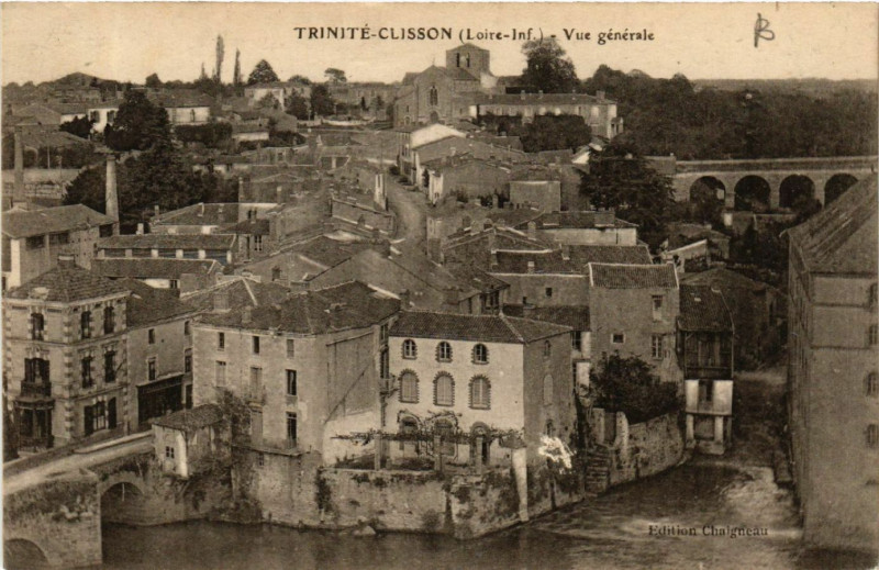 Carte postale ancienne Trinite-Clisson (Loire-Inf.) - Vue generale à Vue