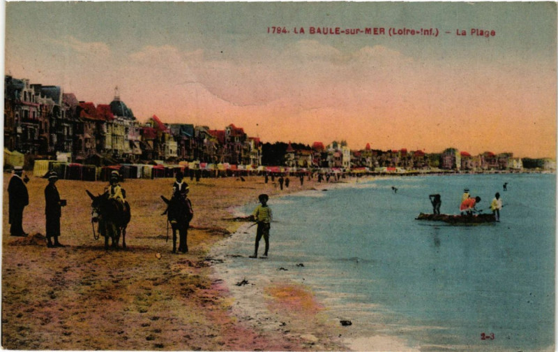 Carte postale ancienne La Baule-sur-Mer (Loire-Inf.) - La Plage
