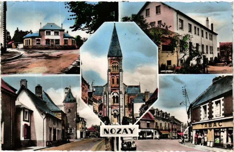 Carte postale ancienne Nozay à Nozay
