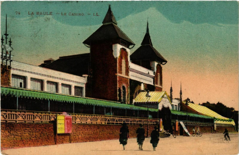 Carte postale ancienne La Baule - Le Casino