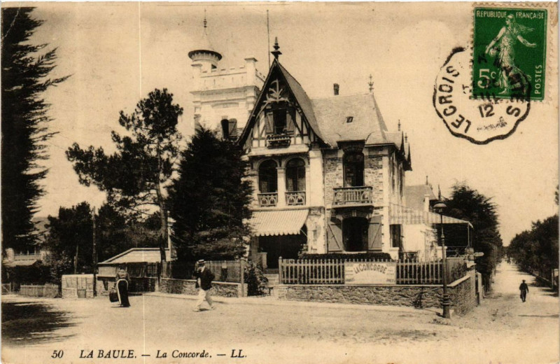 Carte postale ancienne La Baule - La Concorde
