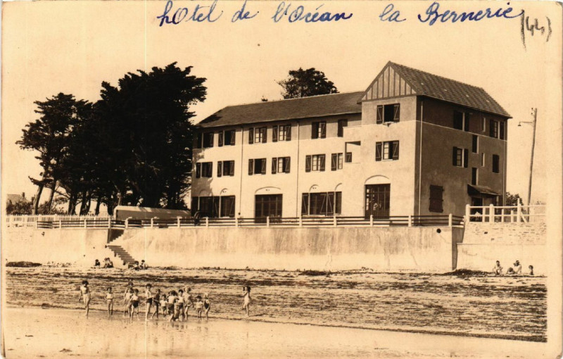 Carte postale ancienne Hotel de l'Ocean - La Bernerie