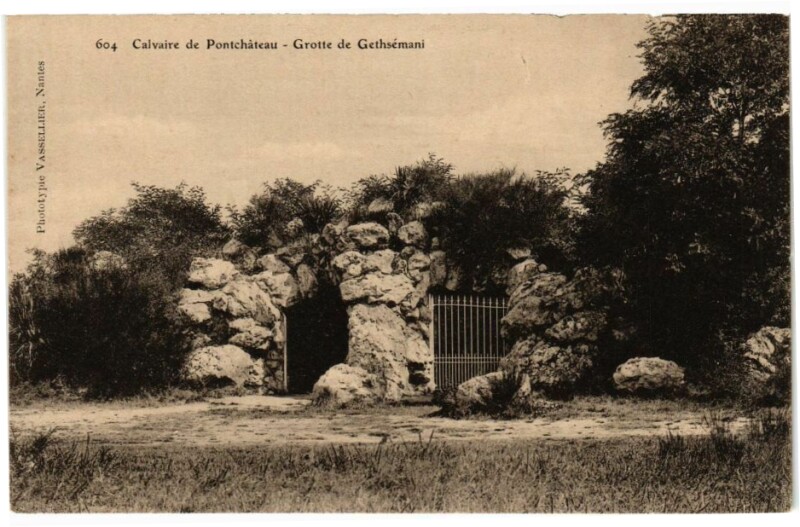 Carte postale ancienne Calvaire de Pontchâteau - Grotte de Gethsémani à Pontchâteau