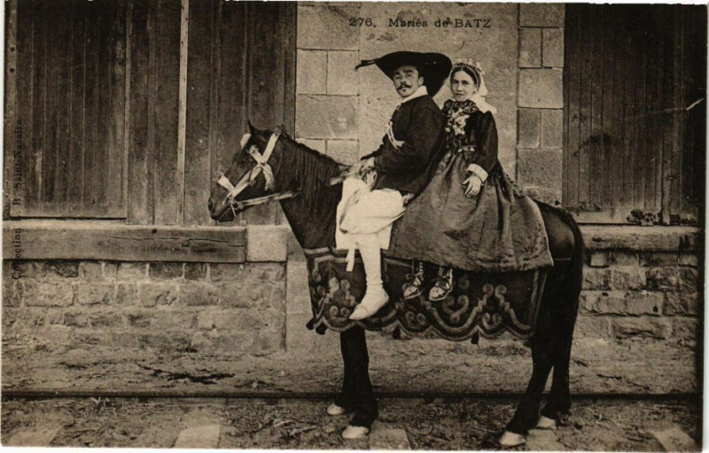 Carte postale ancienne Marée de Batz