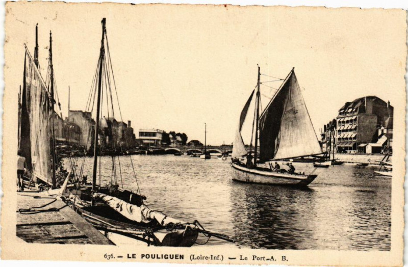 Carte postale ancienne Le Pouliguen - Le Port au Pouliguen