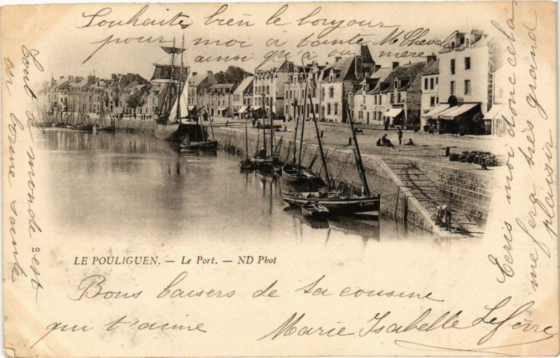Carte postale ancienne Le Pouliguen - Le Port au Pouliguen