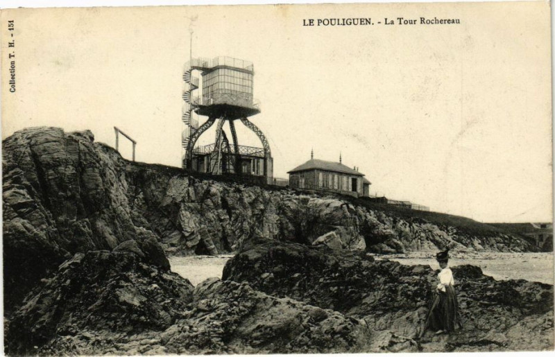 Carte postale ancienne Le Pouliguen - La Tour Rochereau au Pouliguen