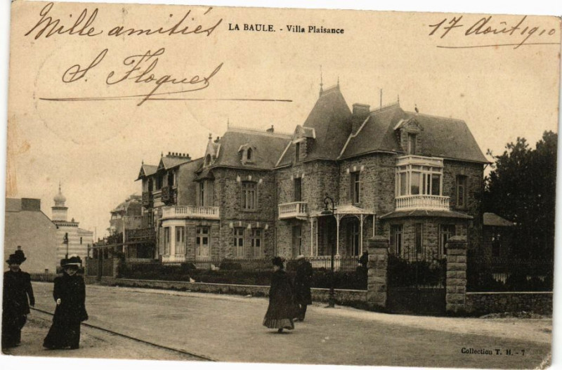 Carte postale ancienne La Baule - Villa Paisance