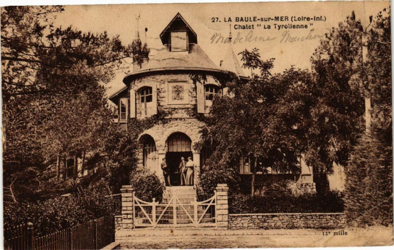 Carte postale ancienne La Baule-sur-Mer - Chalet La Tyroilenne