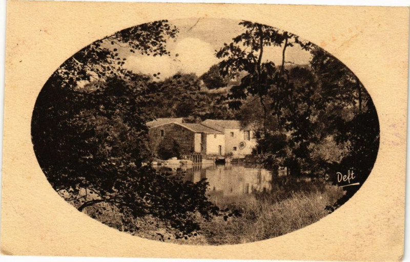 Carte postale ancienne Clisson en flanant - Moulin de à Clisson