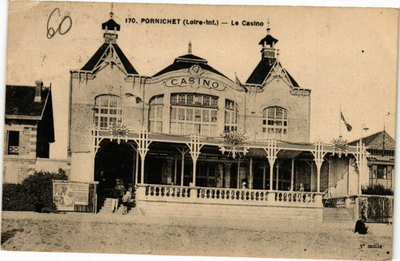 Carte postale ancienne Pornichet - Le Casino à Pornichet