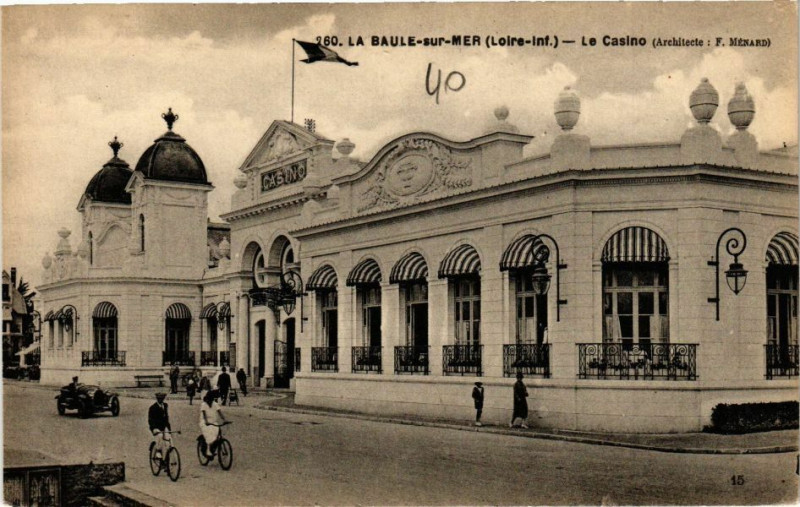 Carte postale ancienne La Baule-sur-Mer - Le Casino