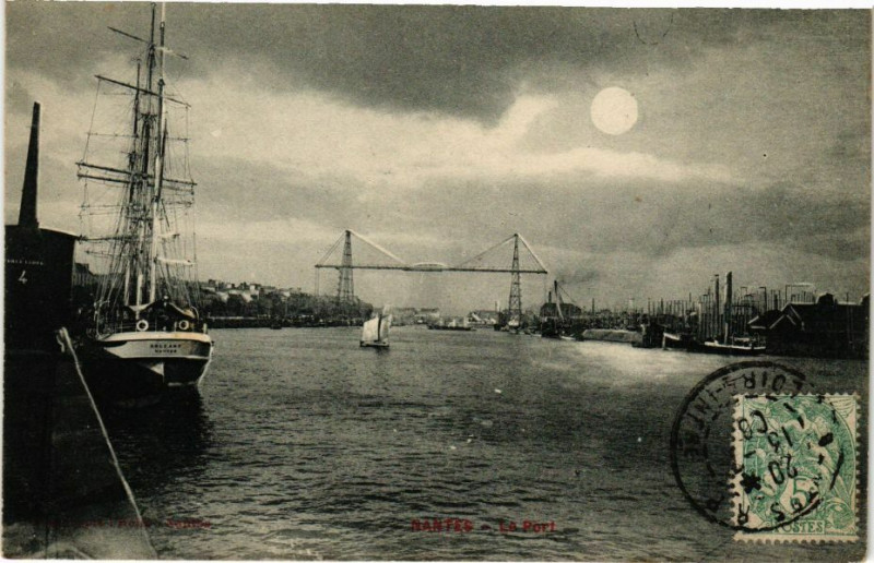 Carte postale ancienne Nantes - Le Port à Nantes
