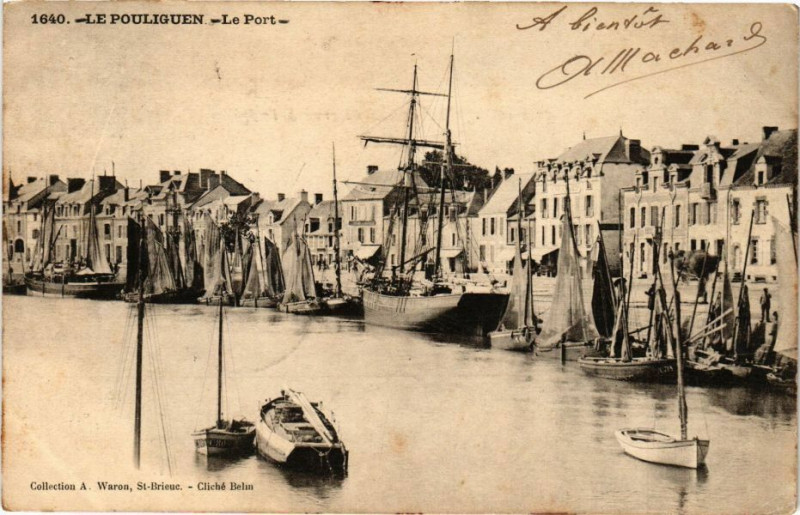 Carte postale ancienne Le Pouliguen - Le Port au Pouliguen