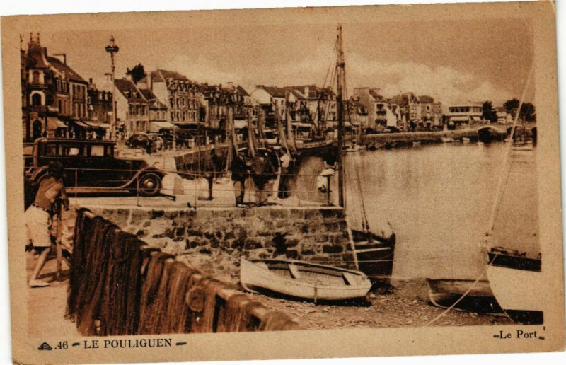 Carte postale ancienne Le Pouliguen - Le Port au Pouliguen