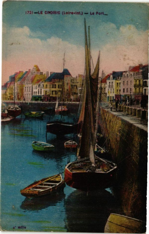 Carte postale ancienne Le Croisic - Le Port au Croisic