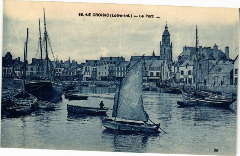 Carte postale ancienne Le Croisic - Le Port au Croisic