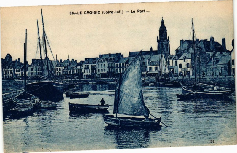 Carte postale ancienne Le Croisic - Le Port au Croisic