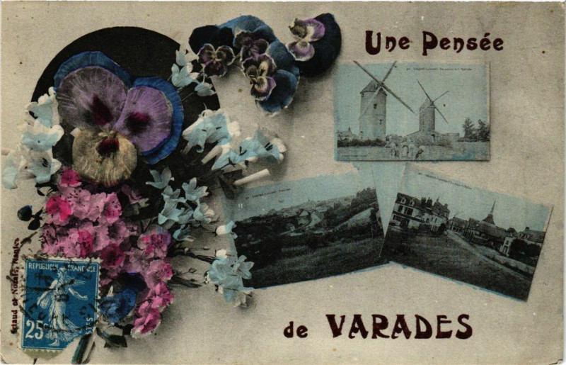 Carte postale ancienne Une Pensée de Varades