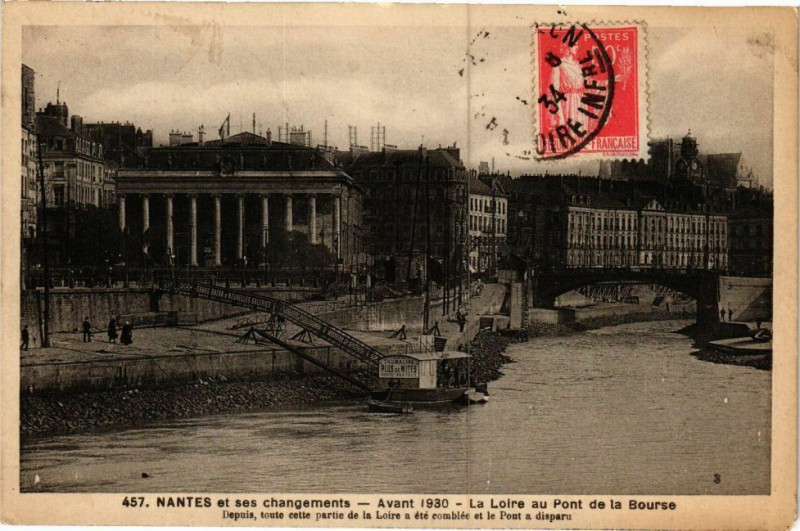 Carte postale ancienne Nantes-et ses changements à Nantes