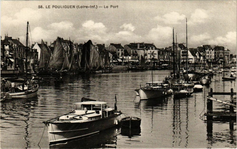 Carte postale ancienne Le Pouliguen-Le Port au Pouliguen