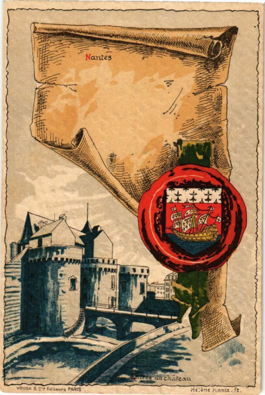 Carte postale ancienne Nantes à Nantes