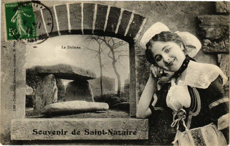 Carte postale ancienne Souvenir de Saint-Nazaire à Saint-Nazaire