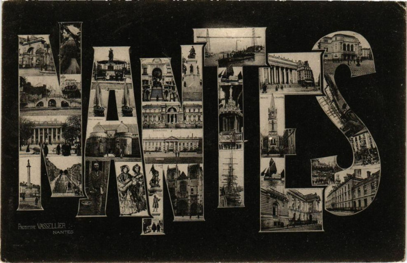 Carte postale ancienne Nantes à Nantes
