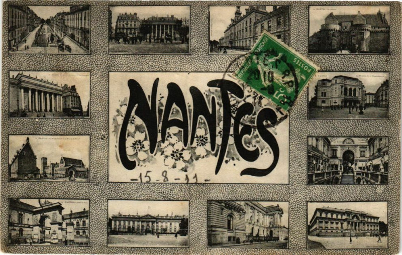 Carte postale ancienne Nantes à Nantes