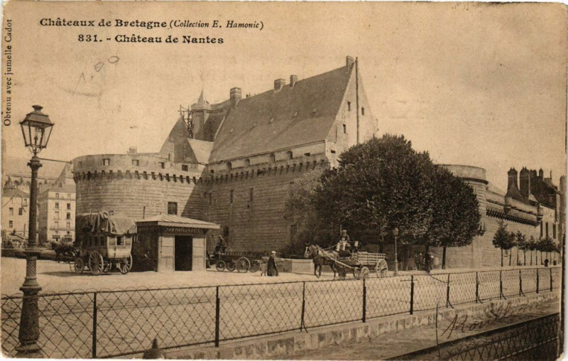 Carte postale ancienne Chateau de Bretagne (Collection E.Hamonic) - Chateau de Nantes à Nantes