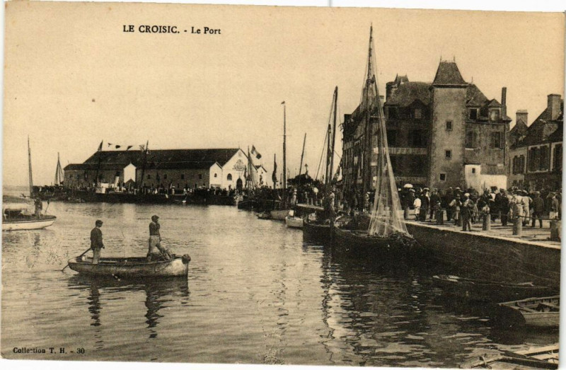 Carte postale ancienne Le Croisic - Le Port au Croisic