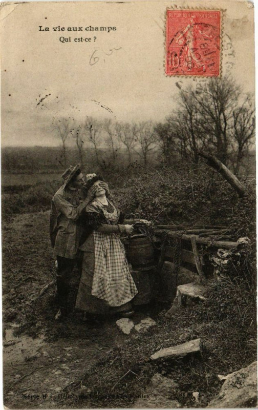 Carte postale ancienne La vie aux champs