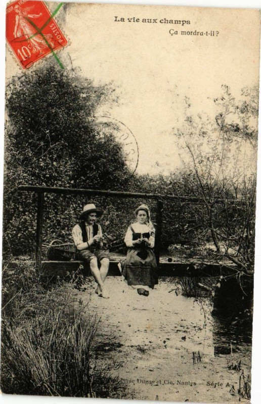 Carte postale ancienne La vie aux champs