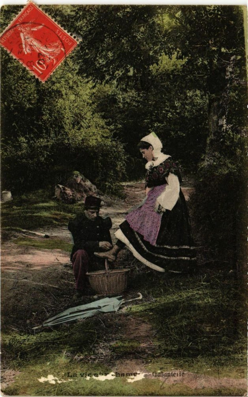 Carte postale ancienne La vie any hamp