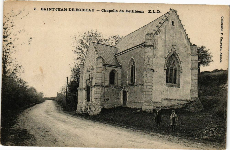Carte postale ancienne Saint-Jean-De-Boiseau-Chapelle de Bethléem à Saint-Jean-de-Boiseau