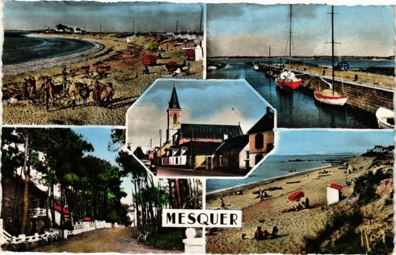 Carte postale ancienne Mesquer à Mesquer