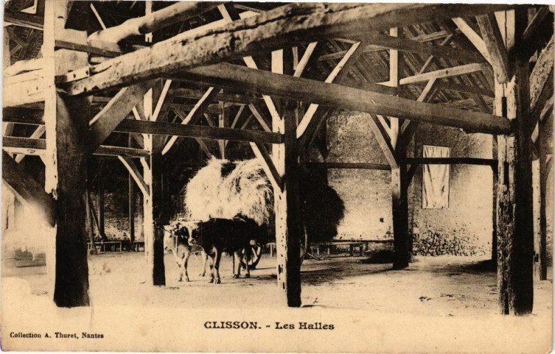 Carte postale ancienne Clisson-LesHalles à Clisson