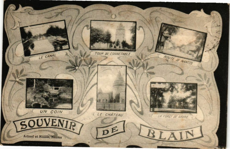 Carte postale ancienne Souvenir de Blain à Blain
